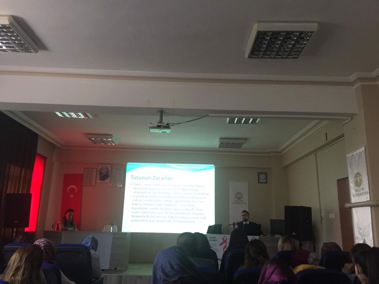 OKULUMUZDA BOZKIR TOPLUM SAĞLIĞI MERKEZİ HIV AİDS KONULU SEMİNER YAPTI